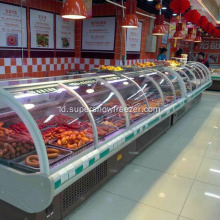 Vertical Multideck Open Display Chiller dengan pendingin udara